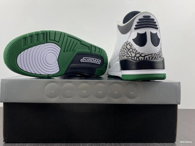 Cheap TBK Retro 3 White Crew Ducks Oregon Pit Jordan 594282233 0823